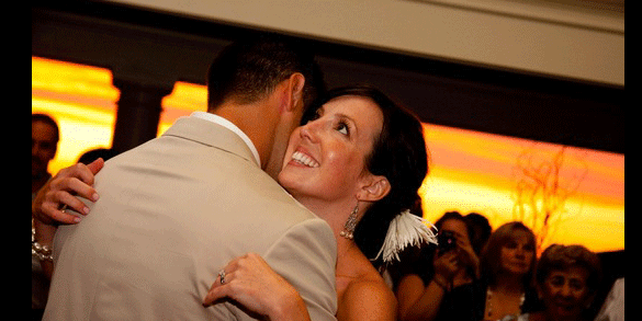 Couple Dancing at Wedding